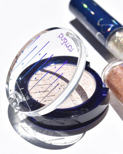 グリッター シャドウ カラー/rom&nd/グリッターを使ったクチコミ(1枚目)