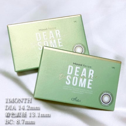 ディアサム(DearSome)/OLOLA/カラーコンタクトレンズを使ったクチコミ(2枚目)