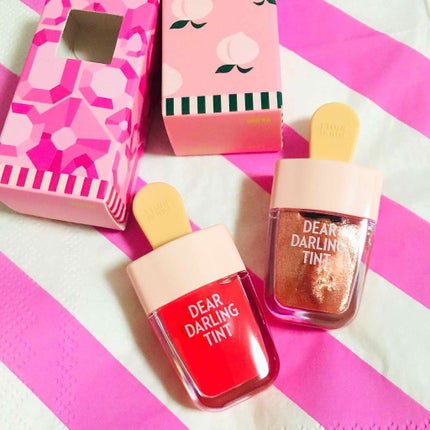 ディアダーリン ウォータージェルティント (アイスティント)/ETUDE/口紅を使ったクチコミ(1枚目)