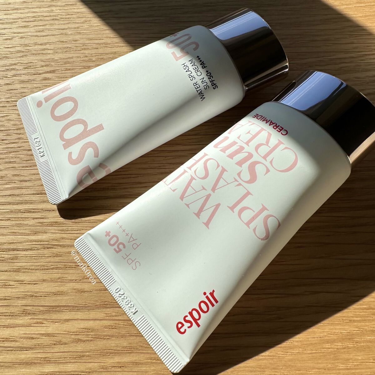 ウォータースプラッシュサンクリーム セラミド/espoir/日焼け止めクリームを使ったクチコミ（2枚目）