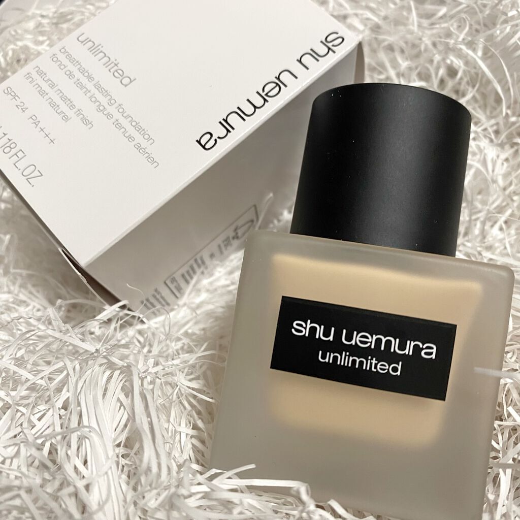 （旧）アンリミテッド ラスティング フルイド/shu uemura/リキッドファンデーションを使ったクチコミ（1枚目）