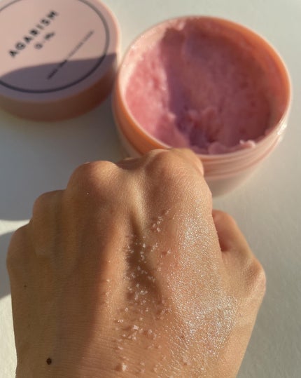 Q+Me スウィート ボム タラソ スクラブ/AGARISM/バスト・ヒップケアを使ったクチコミ(4枚目)