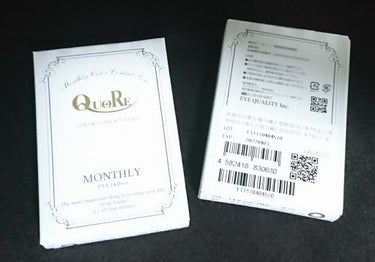 QuoRe マンスリー/QuoRe/１ヶ月（１MONTH）カラコンを使ったクチコミ（1枚目）