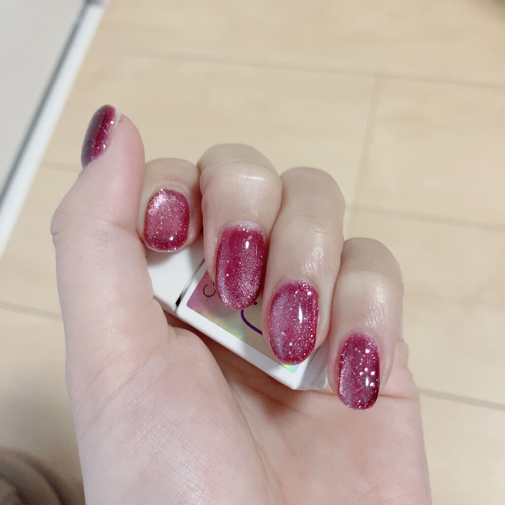 Milkyway&Cat's eye gel/ANNUUM/ジェルネイルを使ったクチコミ（2枚目）