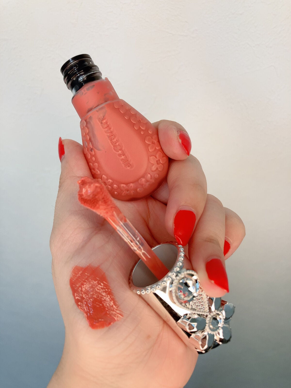 ジルスチュアート ブルームドロップ リップ&チーク シフォン/JILL STUART/リキッドチークを使ったクチコミ(3枚目)