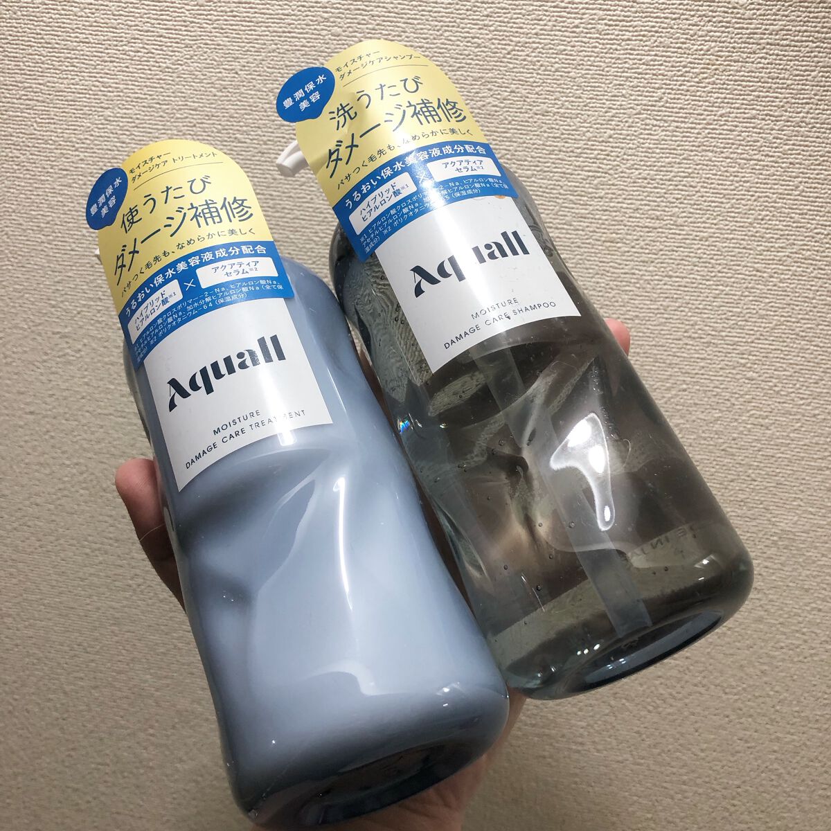 モイスチャーダメージケア シャンプー/トリートメント/Aquall/市販シャンプーを使ったクチコミ(1枚目)