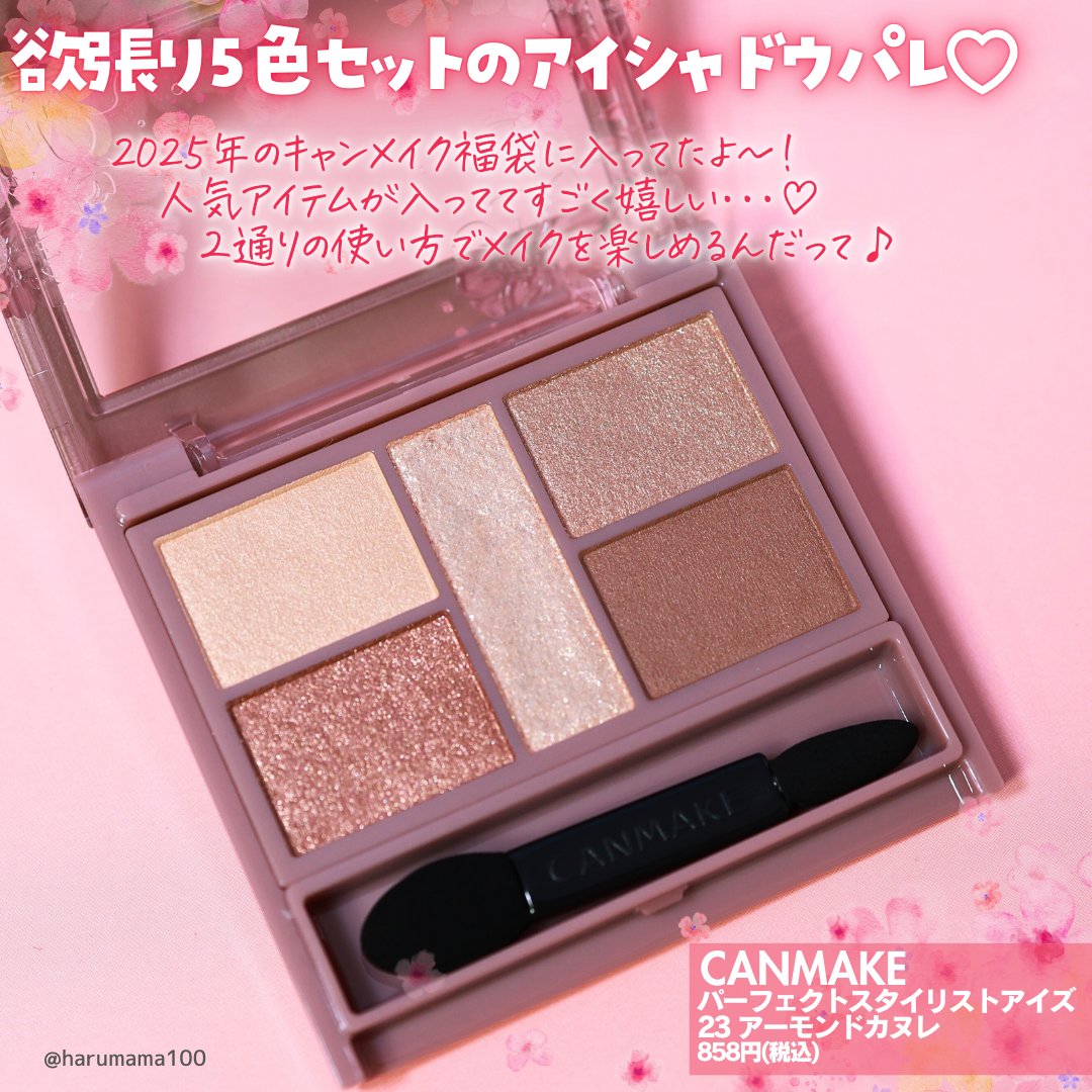 パーフェクトスタイリストアイズ/キャンメイク/アイシャドウパレットを使ったクチコミ（2枚目）