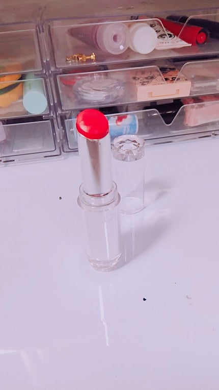 ラスティンググロスリップ/CEZANNE/口紅を使ったクチコミ(1枚目)