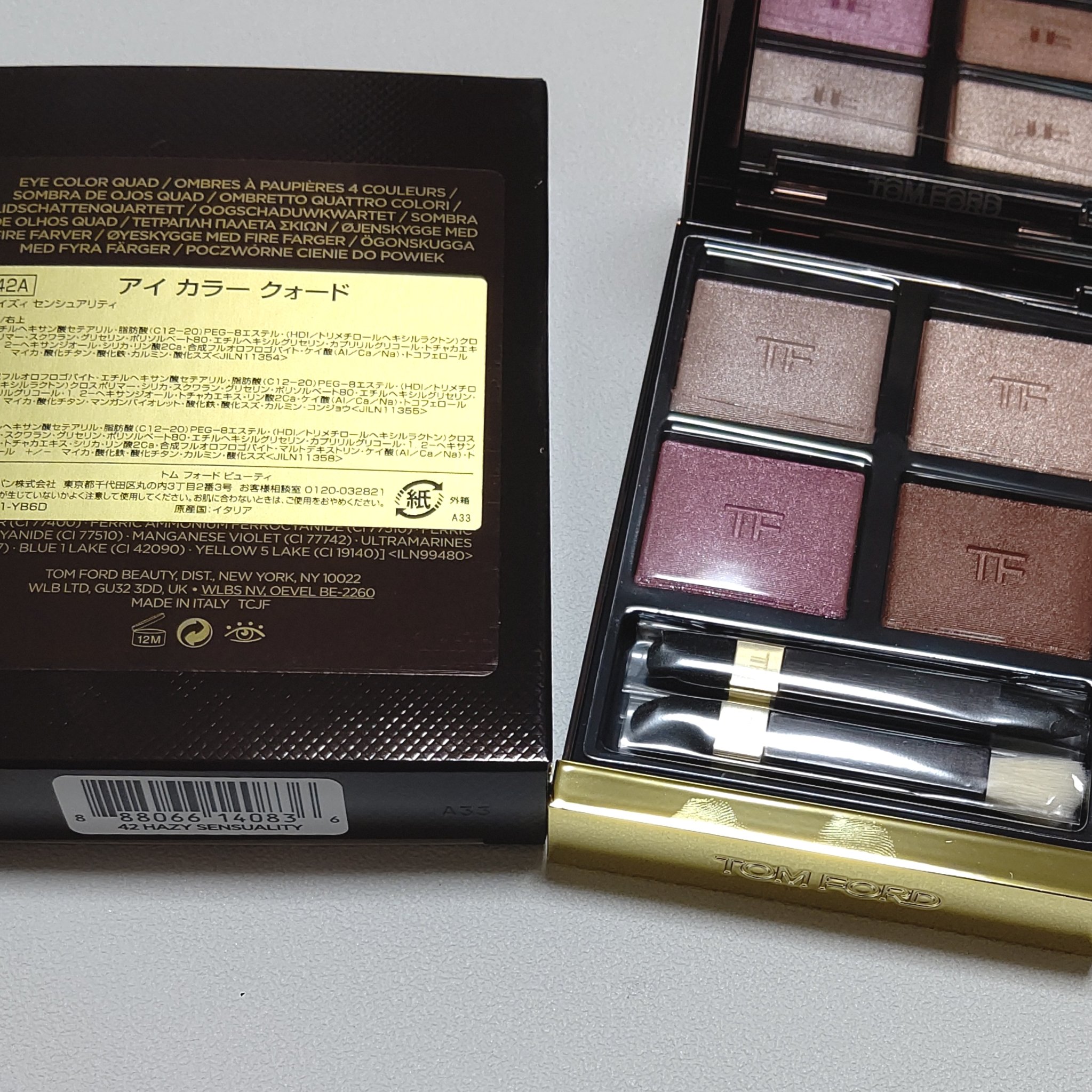 アイ カラー クォード/TOM FORD BEAUTY/アイシャドウパレットを使ったクチコミ（1枚目）