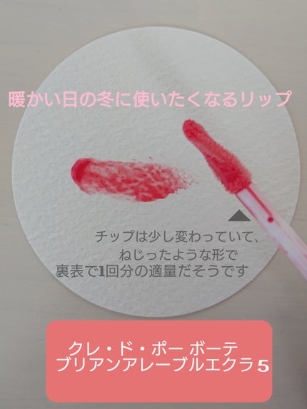 クレ・ド・ポー ボーテ ブリアンアレーブルエクラ/クレ・ド・ポー ボーテ/リップグロスを使ったクチコミ(1枚目)