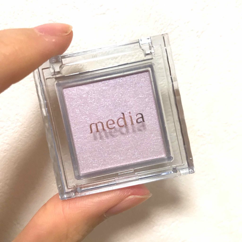 ブライトアップアイシャドウ/media/単色アイシャドウを使ったクチコミ（1枚目）