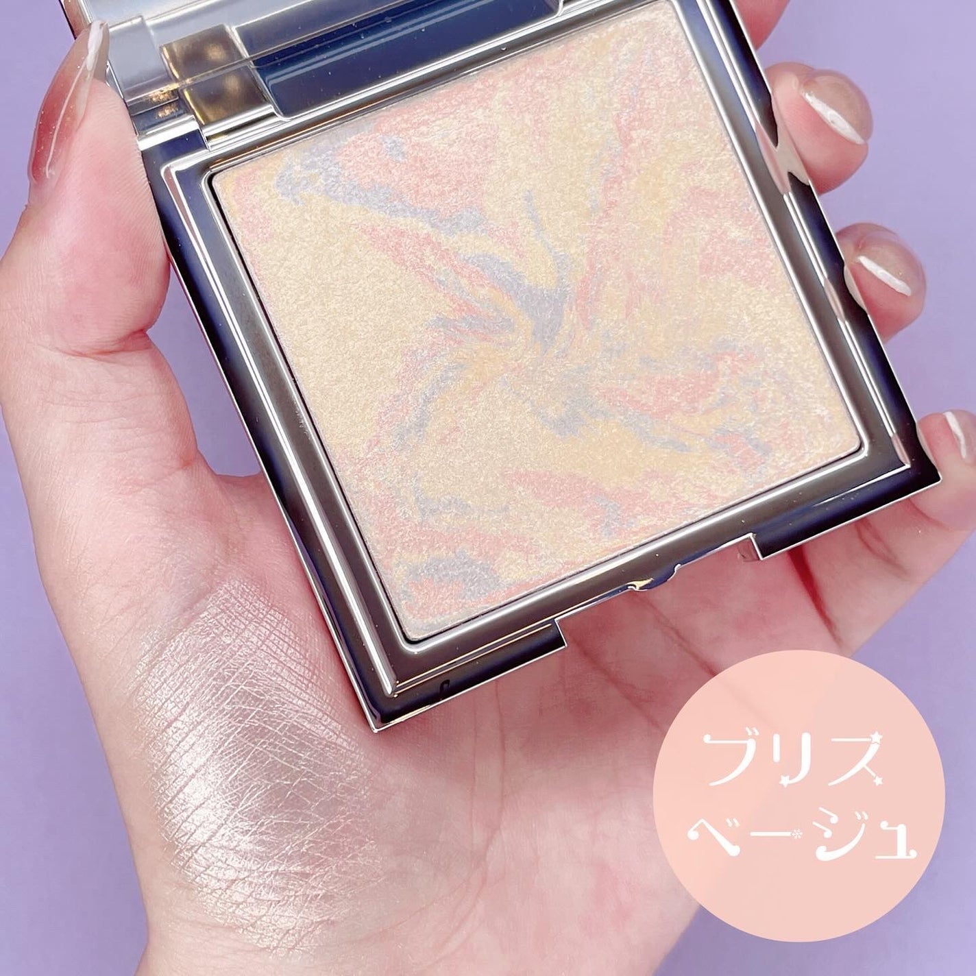 スキンルミナスハイライター/DEAR DAHLIA/パウダーハイライトを使ったクチコミ(4枚目)