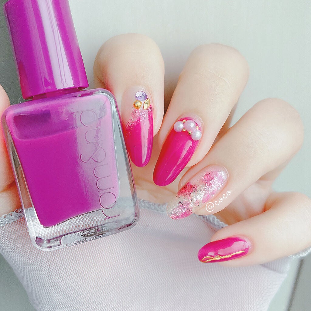 Somptueux(ソンプチュー) ネイルポリッシュ/DAISO/マニキュアを使ったクチコミ(2枚目)