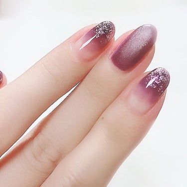 ネイルホリック Aurora Glitter PU163/ネイルホリック/マニキュアを使ったクチコミ（3枚目）