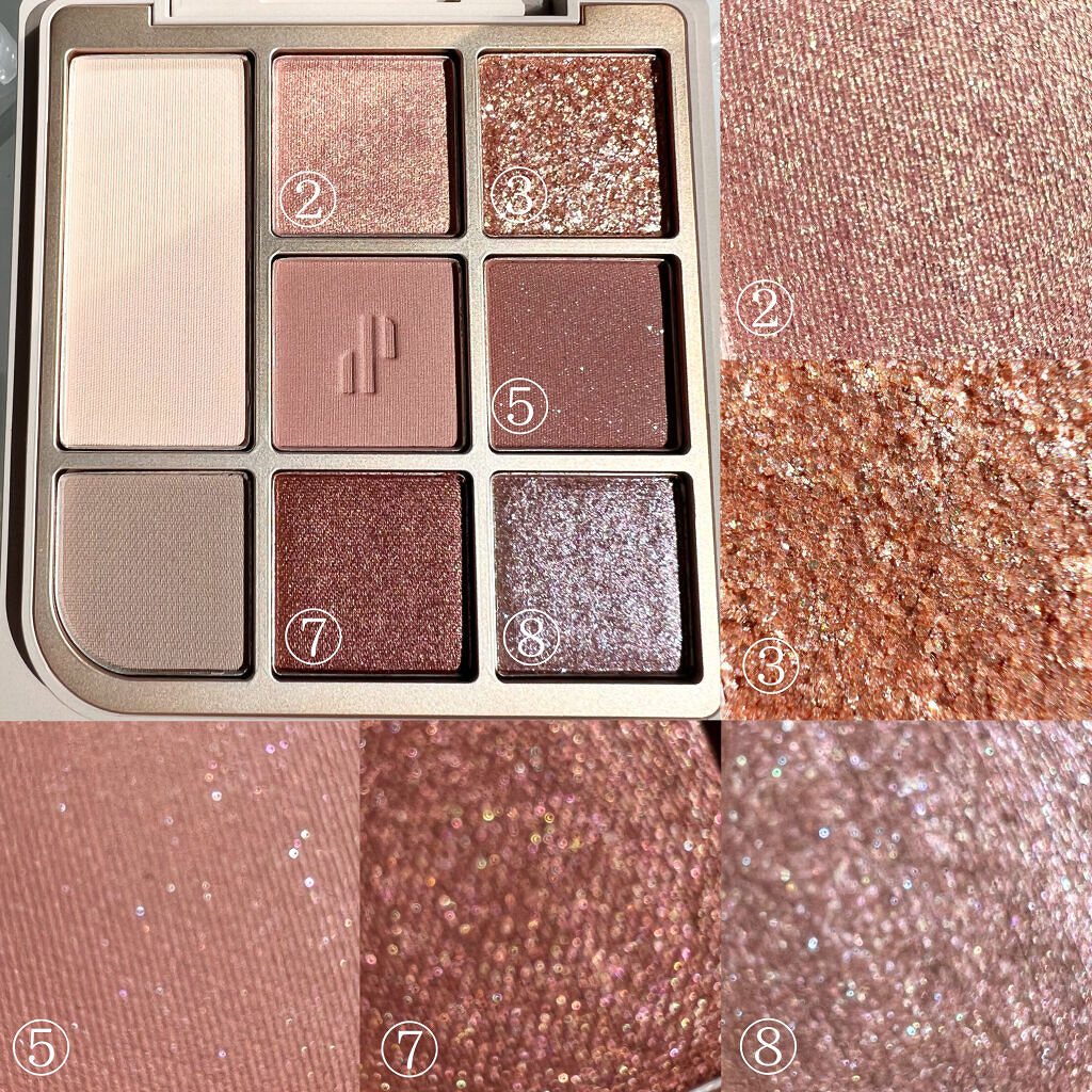 ドットオンムードアイパレット/Heart Percent/アイシャドウパレットを使ったクチコミ（3枚目）