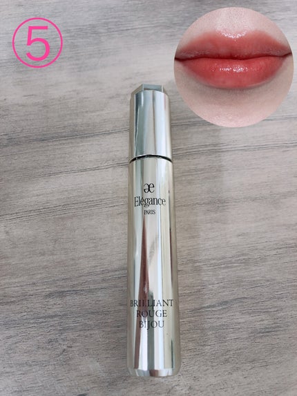 エレガンス リクイッド ルージュ ビジュー/Elégance/口紅を使ったクチコミ(7枚目)