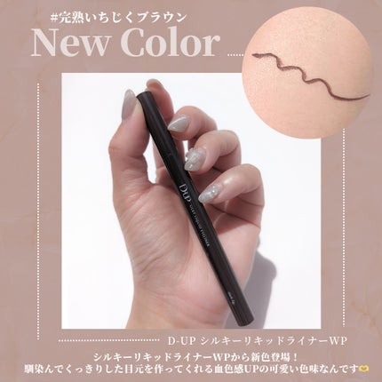 シルキーリキッドアイライナーWP/D-UP/リキッドアイライナーを使ったクチコミ(2枚目)