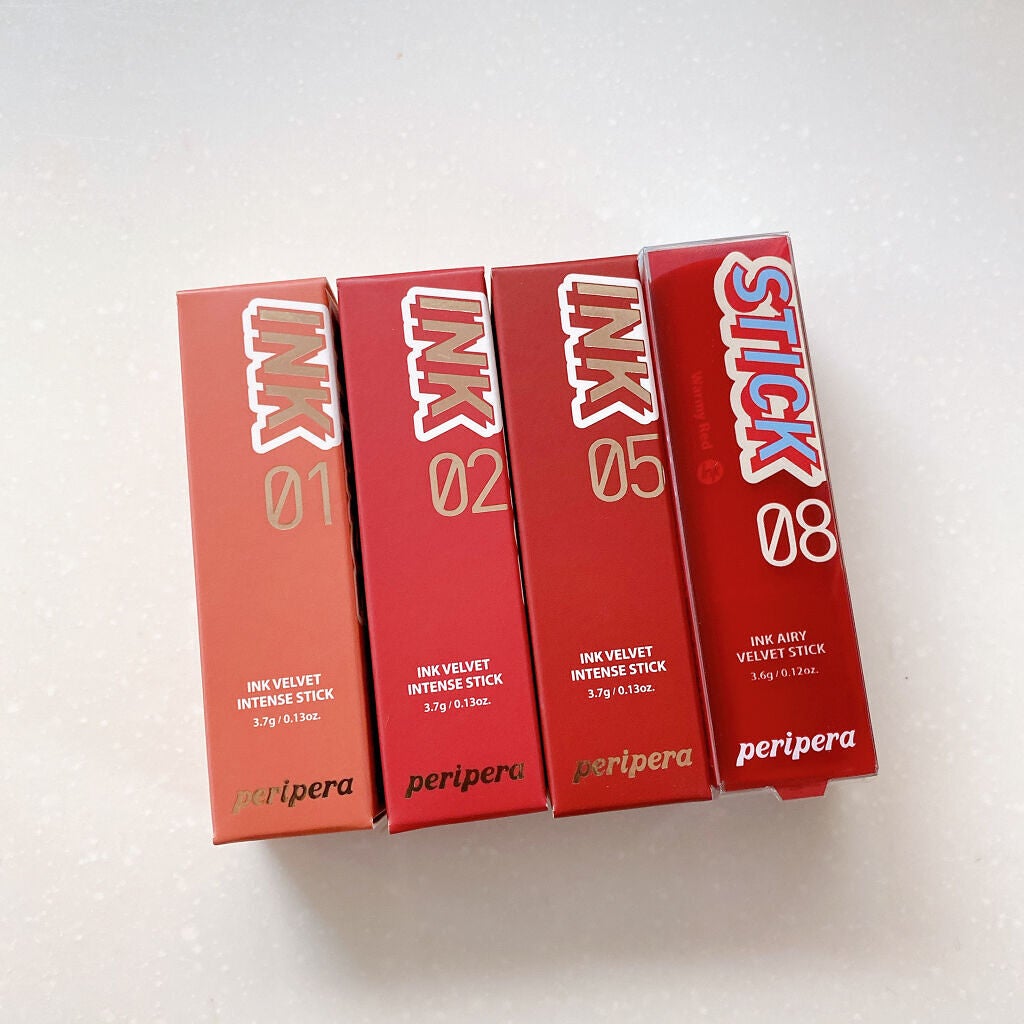 インクベルベットインテンススティック/PERIPERA/口紅を使ったクチコミ(5枚目)