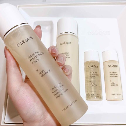 ディレイジング化粧水・乳液セット/OSEQUE/化粧水を使ったクチコミ(4枚目)