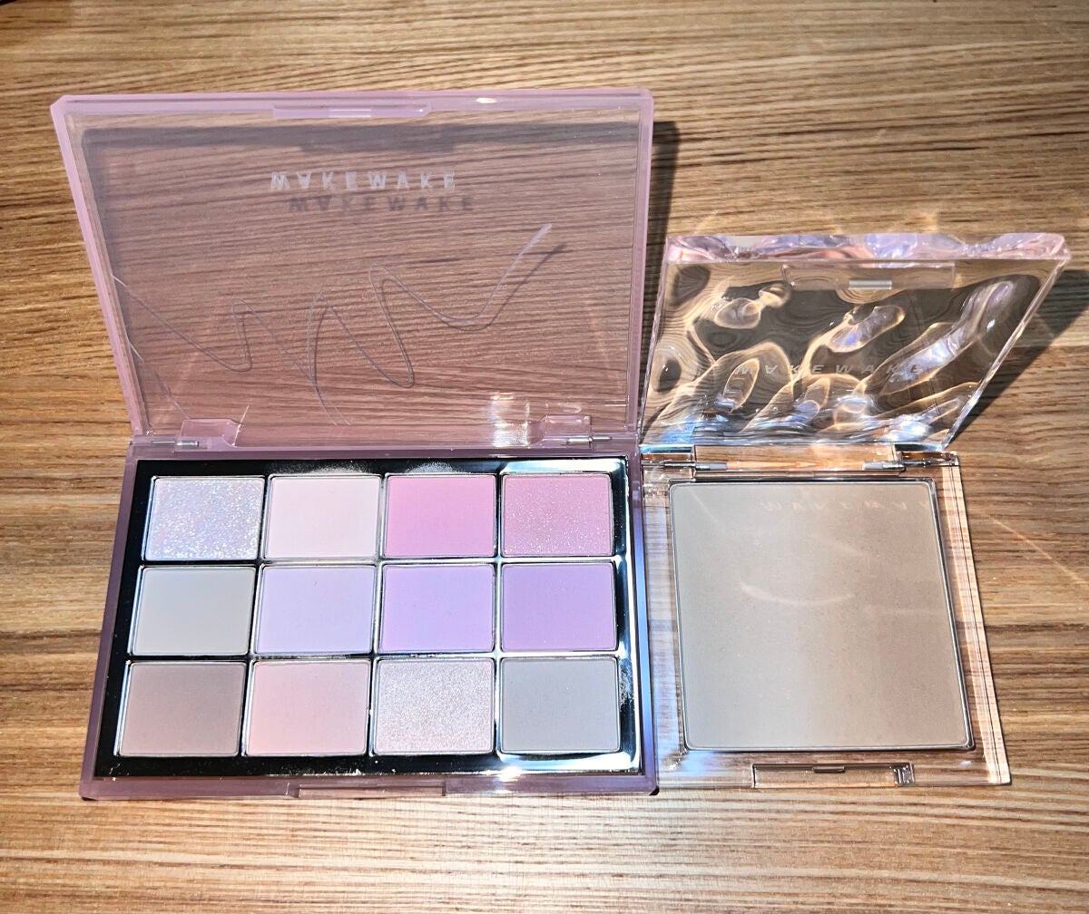 ソフトブラーリングアイパレット/wakemake/アイシャドウパレットを使ったクチコミ(3枚目)