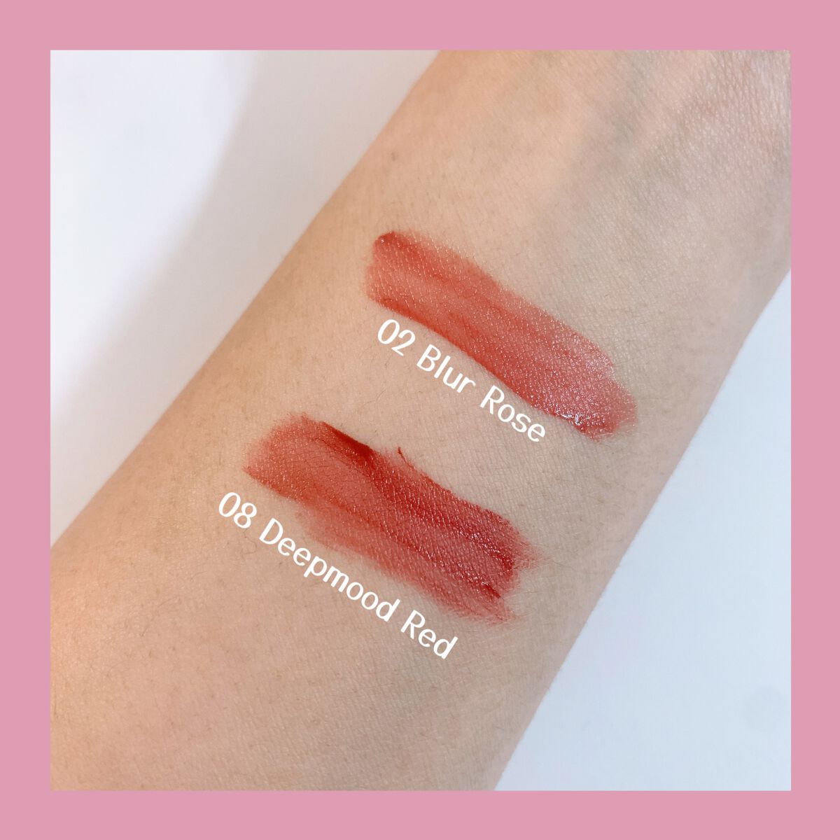 カラースエードリップロッカー 08 ディープムードレッド/Neker /口紅を使ったクチコミ（3枚目）