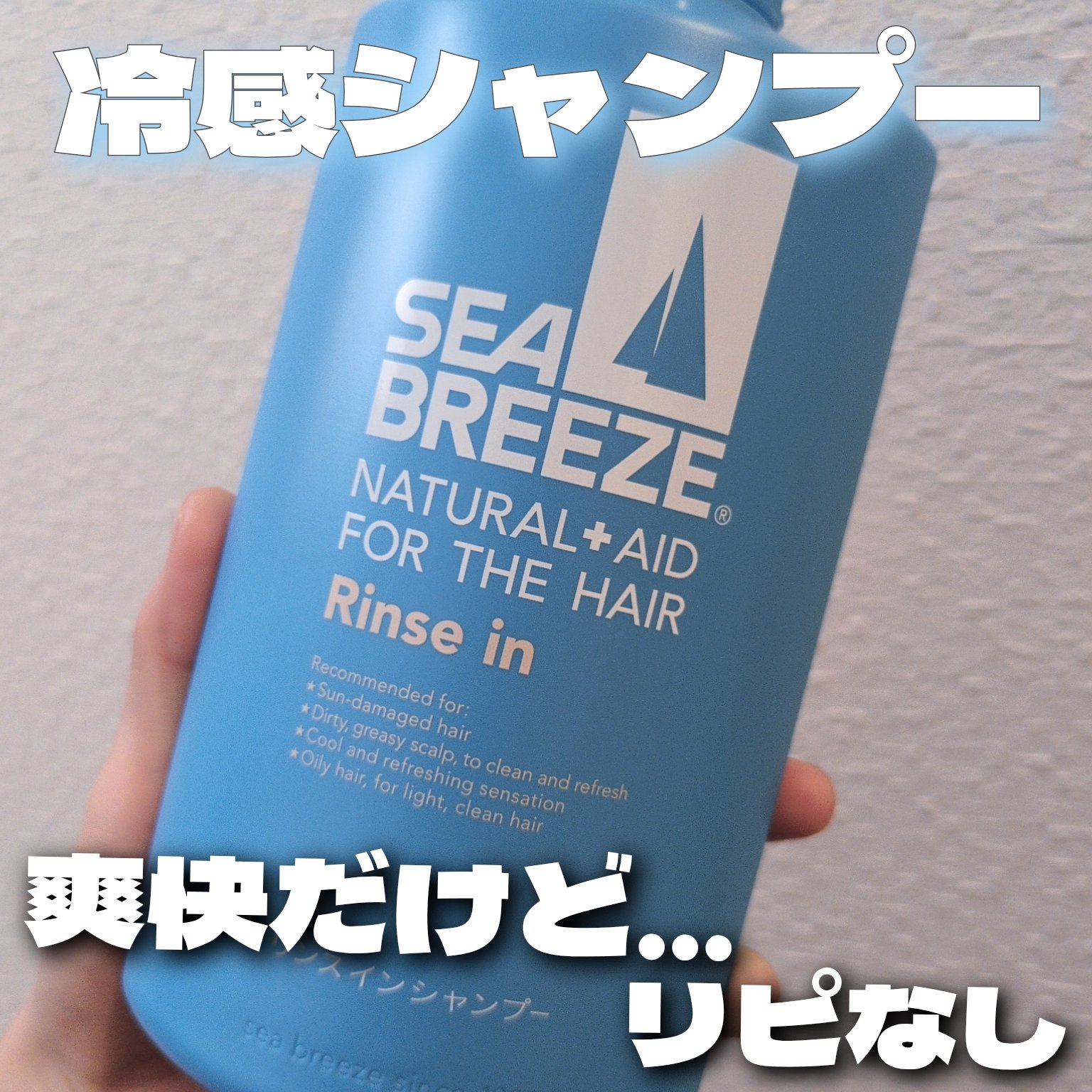 リンスインシャンプー/シーブリーズ/市販シャンプーを使ったクチコミ（1枚目）