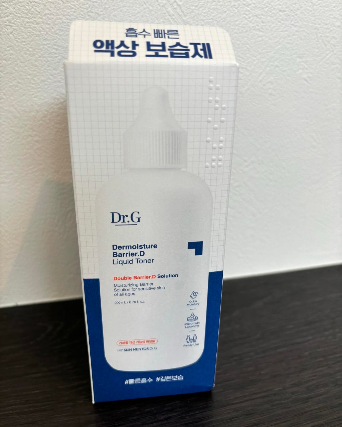 ザモイスチャーバリアDリキッドトナー/Dr.G/化粧水を使ったクチコミ(4枚目)