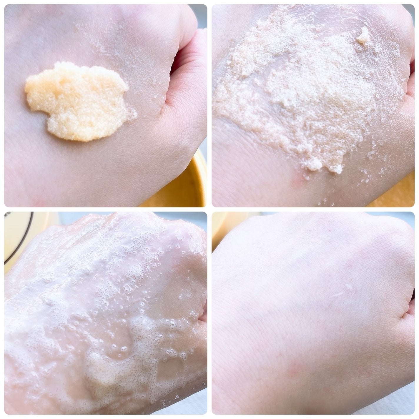 Q+Me スウィートボムタラソスクラブレモンティーの香り/AGARISM/バスト・ヒップケアを使ったクチコミ(3枚目)