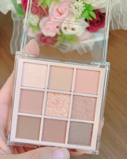 KEYBO FALL IN LOVE SHADOW PALETTE/keybo/アイシャドウパレットを使ったクチコミ(4枚目)