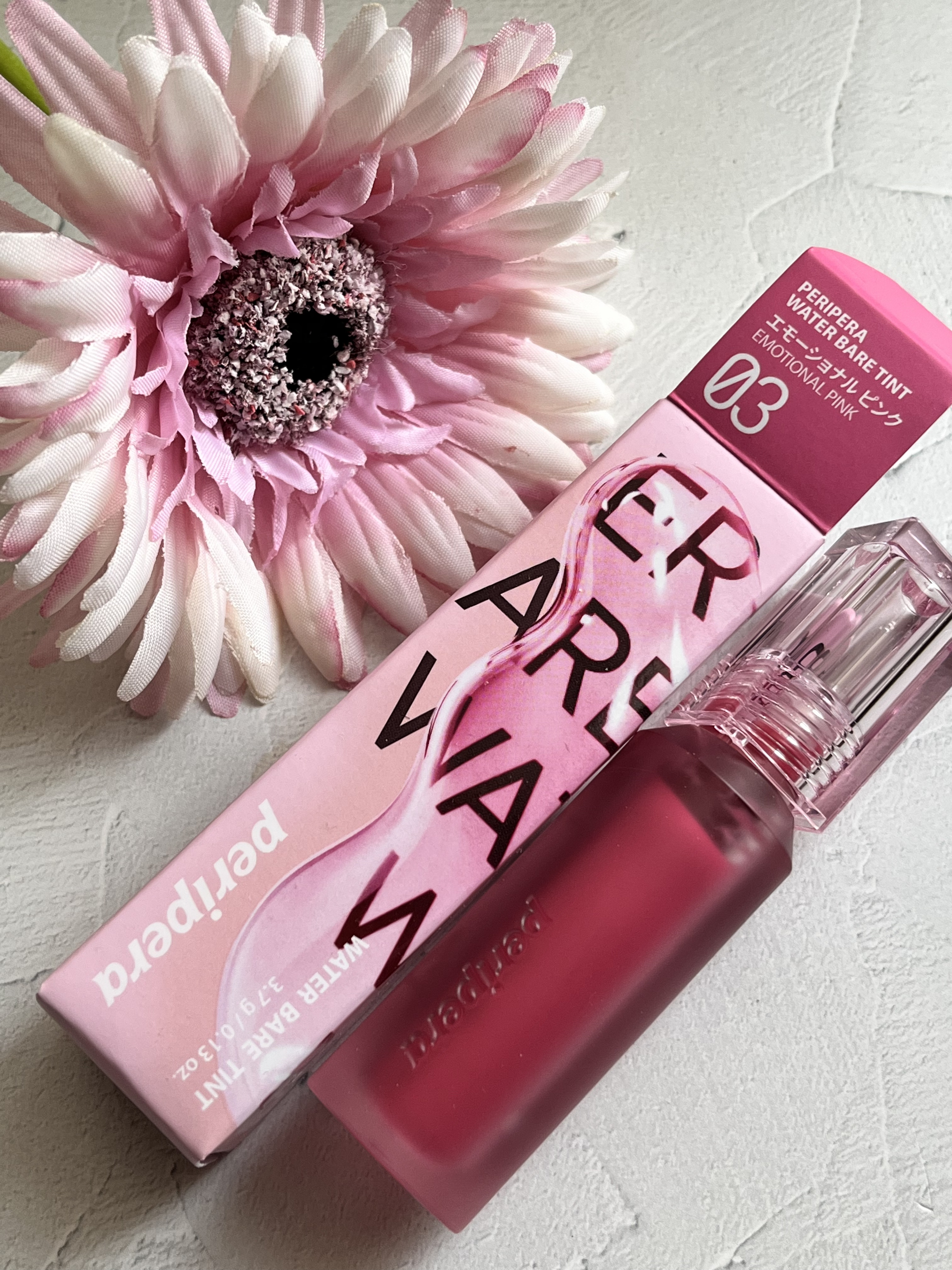 ウォーター ベアー ティント 03 エモーショナル ピンク(EMOTIONAL PINK)/PERIPERA/リップティントを使ったクチコミ（2枚目）