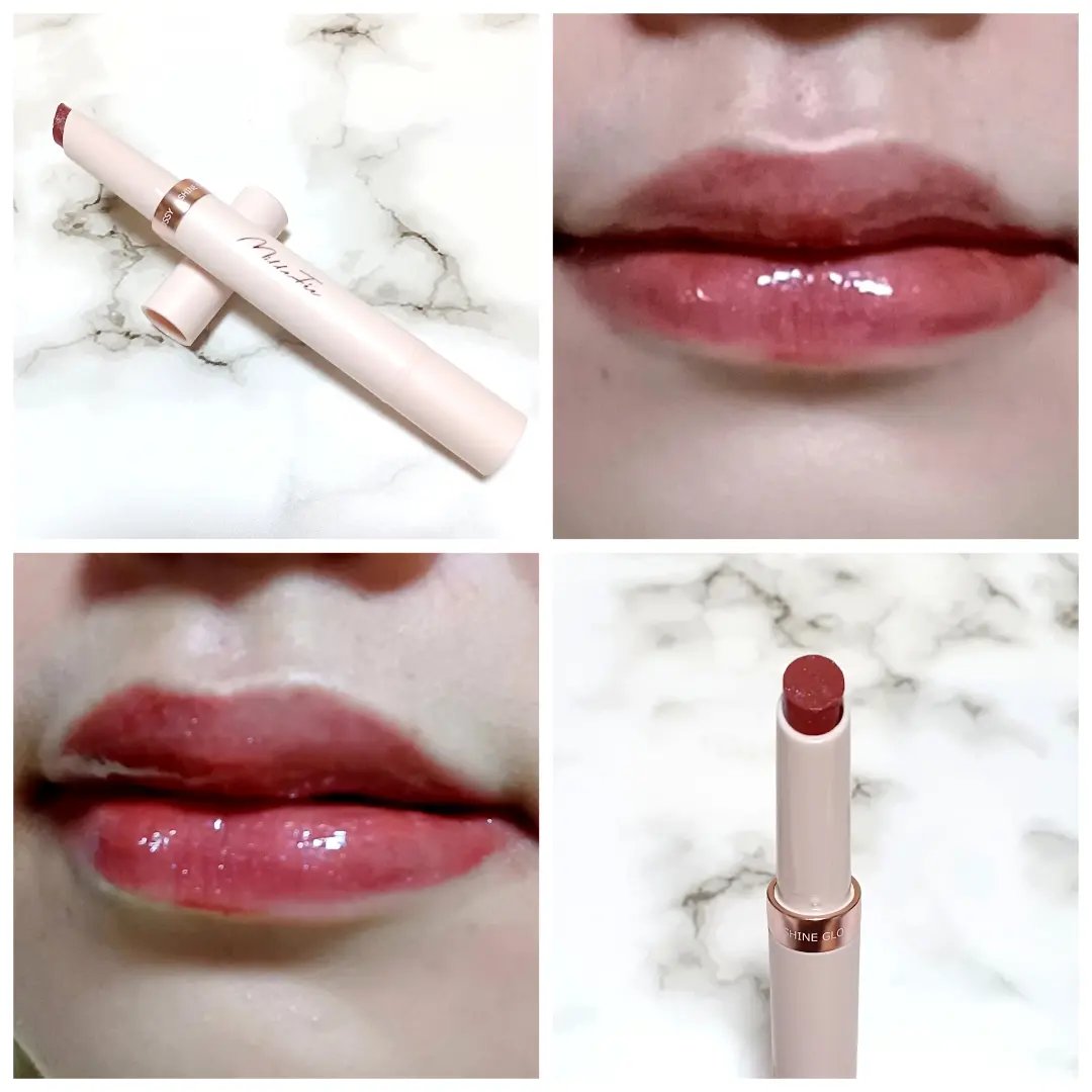 グロウリップス 01 グリーミングフィグ/MilleFée/口紅を使ったクチコミ（3枚目）