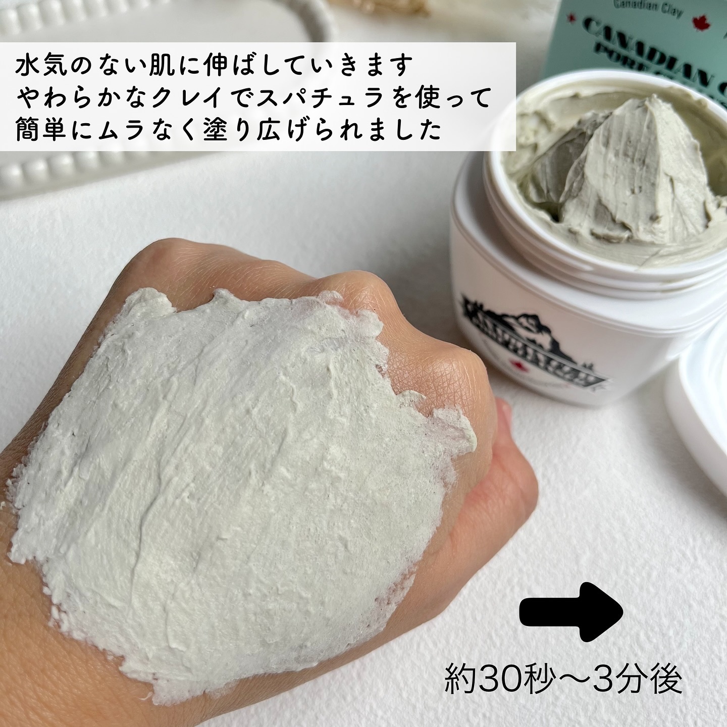 カナディアンクレイ ポア クレンザー/NEOGEN/洗い流すパック・マスクを使ったクチコミ（3枚目）