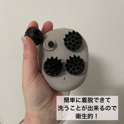 充電式EMSヘッドスパ ミニ/FESTINO/ヘッドマッサージャーを使ったクチコミ(5枚目)