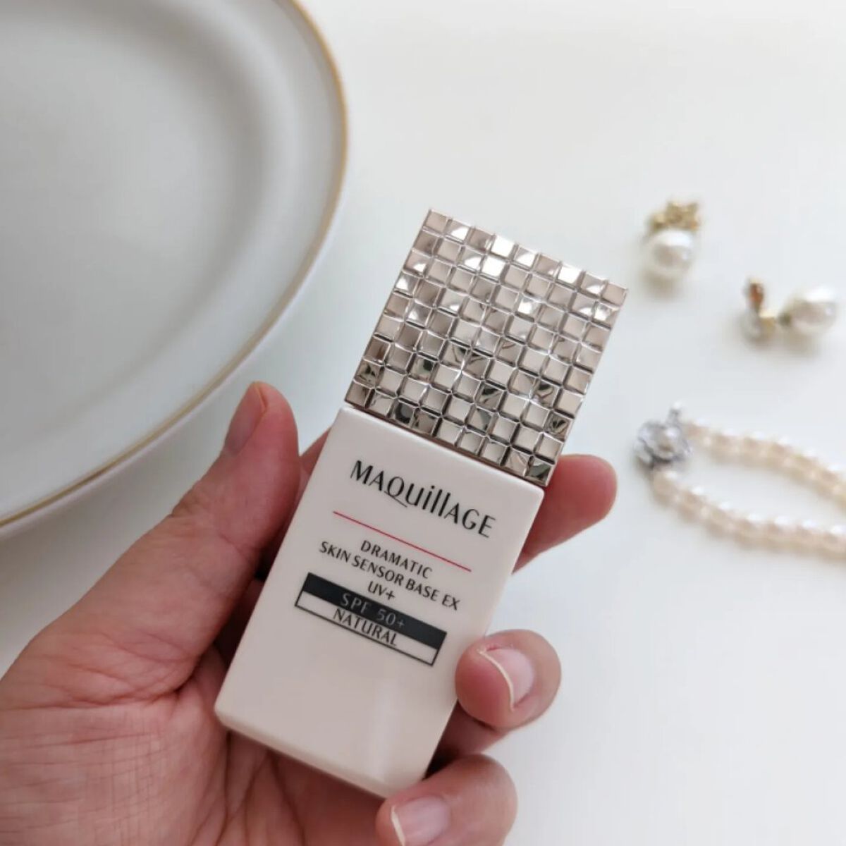 ドラマティックスキンセンサーベース EX UV+/マキアージュ/化粧下地を使ったクチコミ（1枚目）