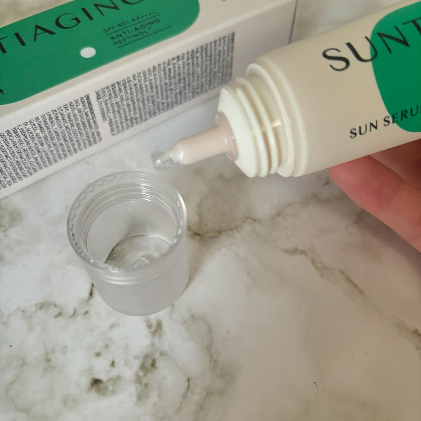 サンティエイジングゴルフサンセラム/ラプコス/日焼け止めミルクを使ったクチコミ（2枚目）