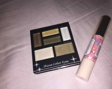 エルファー シャインカラーアイズ/DAISO/アイシャドウパレットを使ったクチコミ(1枚目)