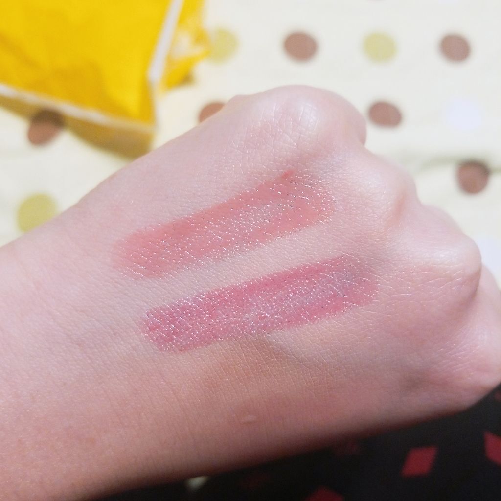 オールインワンルージュ 06 カシスレッド/リトルレディ リュクス/リップグロスを使ったクチコミ（3枚目）