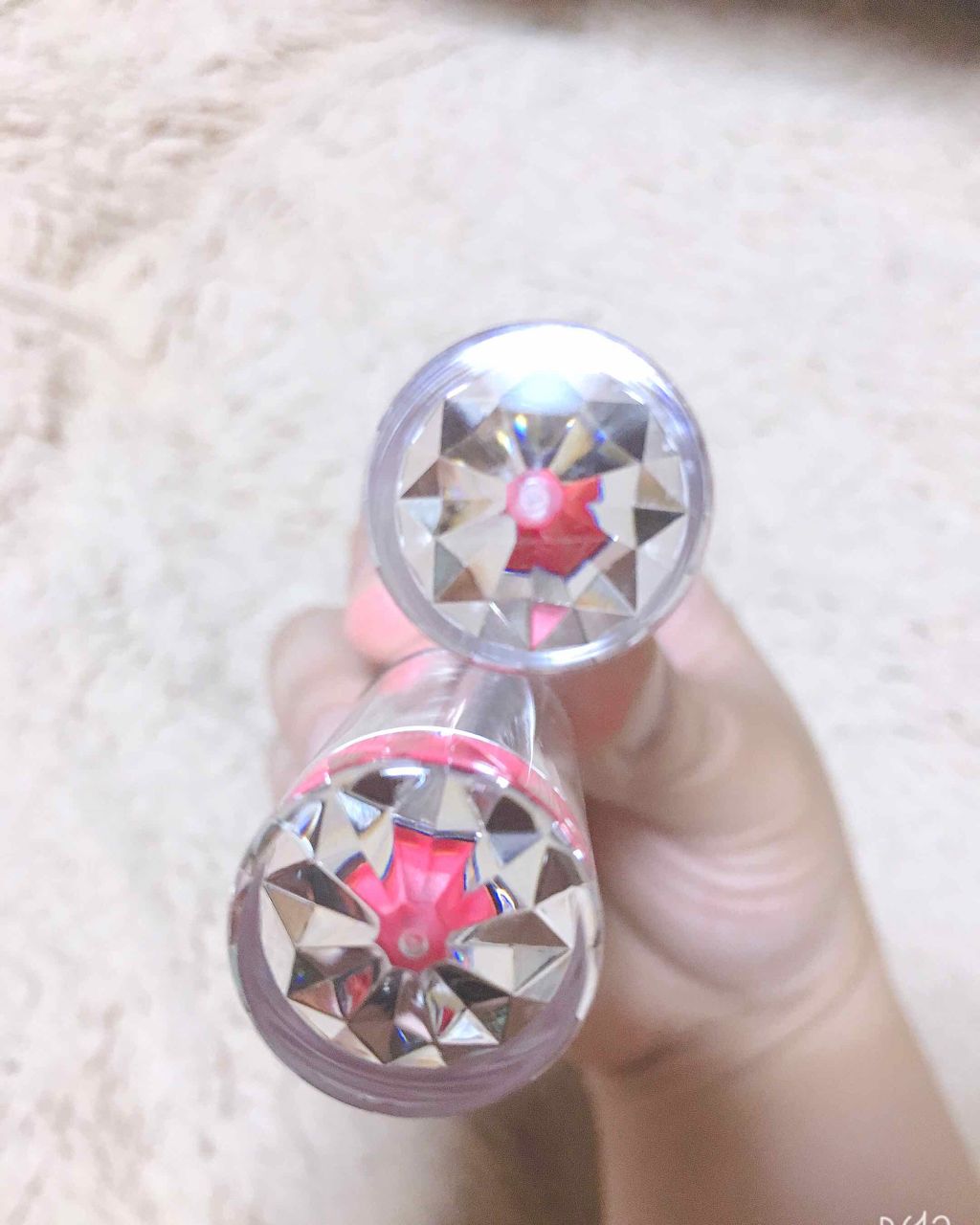 ラスティンググロスリップ/CEZANNE/口紅を使ったクチコミ（2枚目）