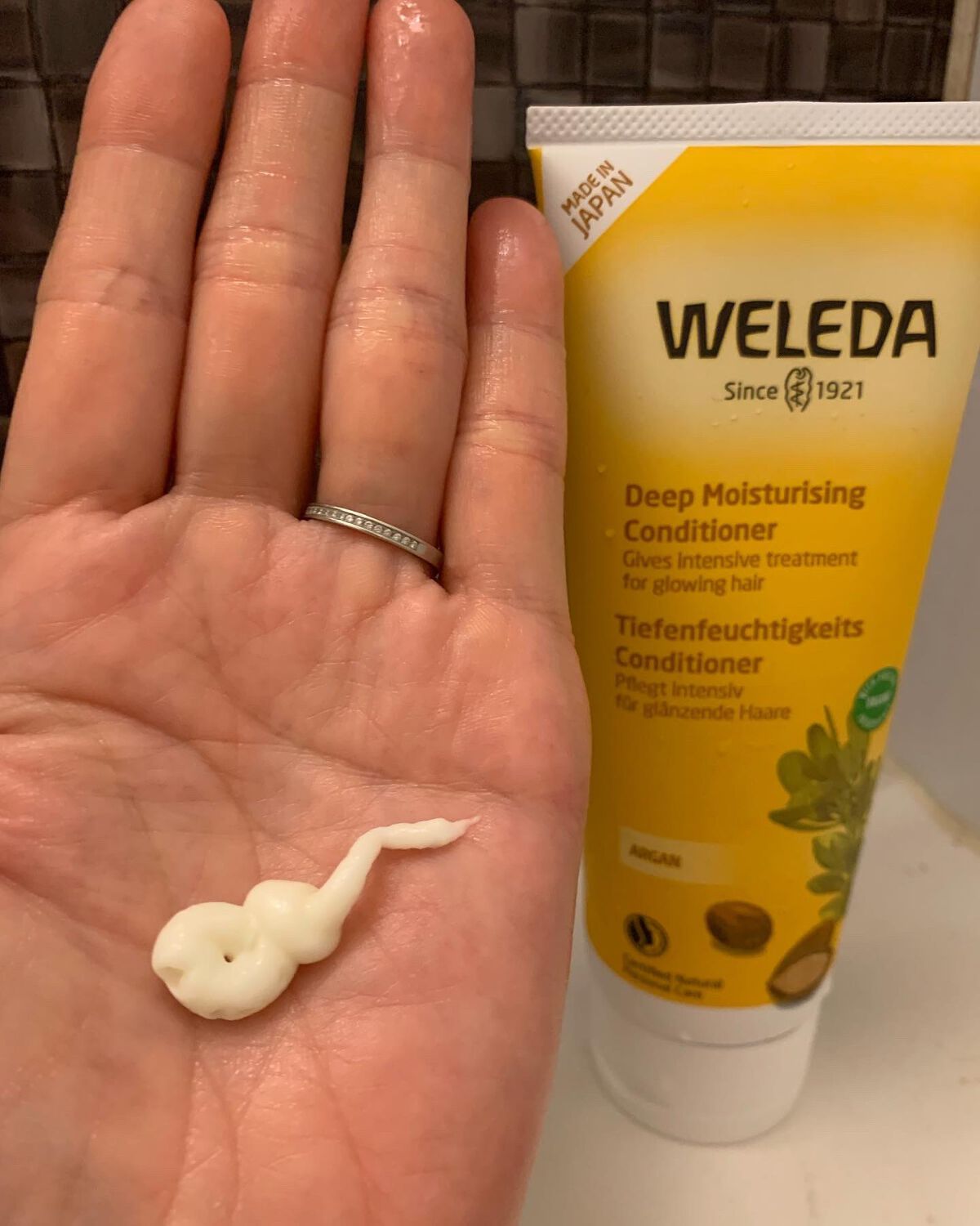 アルガン ヘアシャンプー／ヘアコンディショナー/WELEDA/市販シャンプーを使ったクチコミ（3枚目）