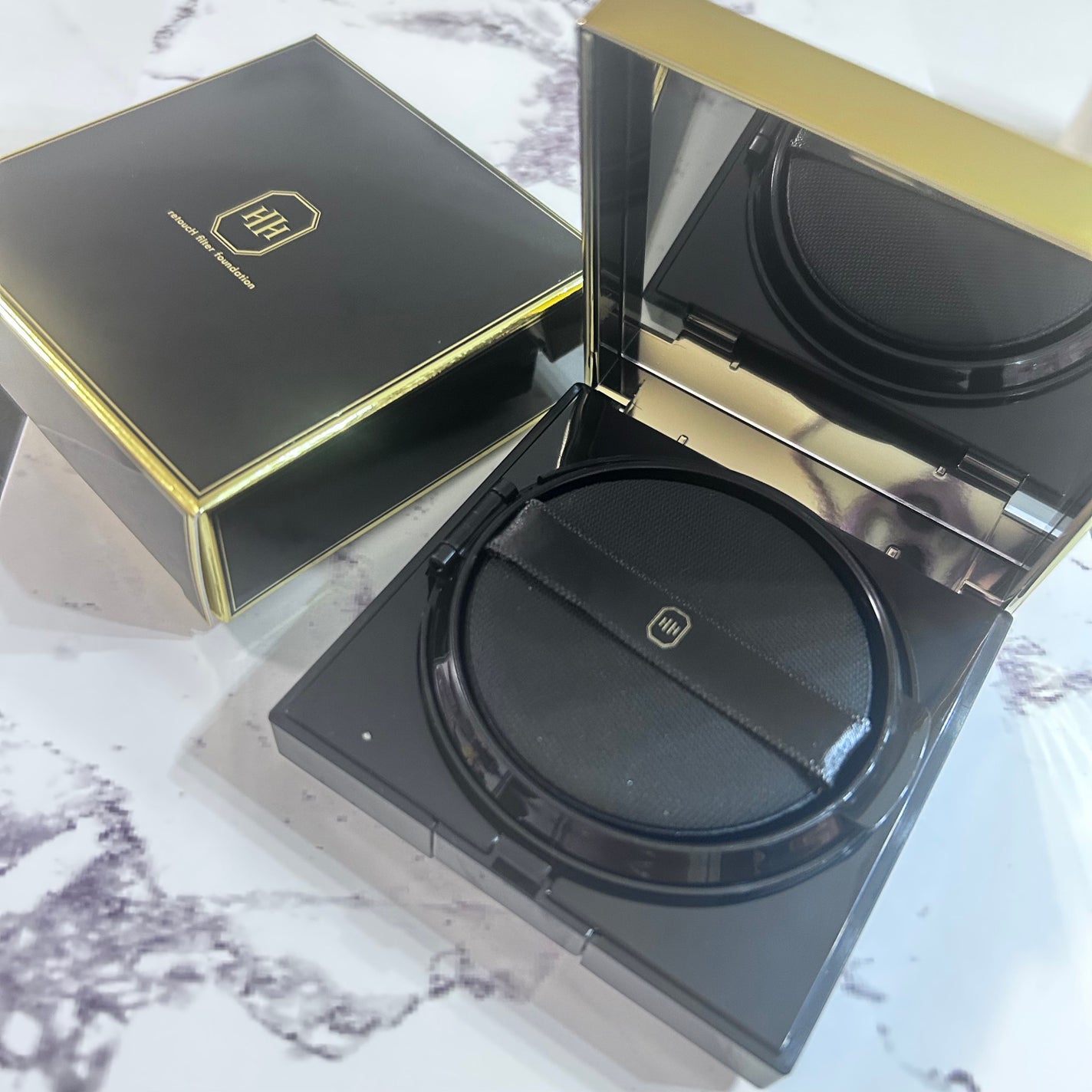 レタッチフィルターファンデーション/H×H/クッションファンデーションを使ったクチコミ(3枚目)