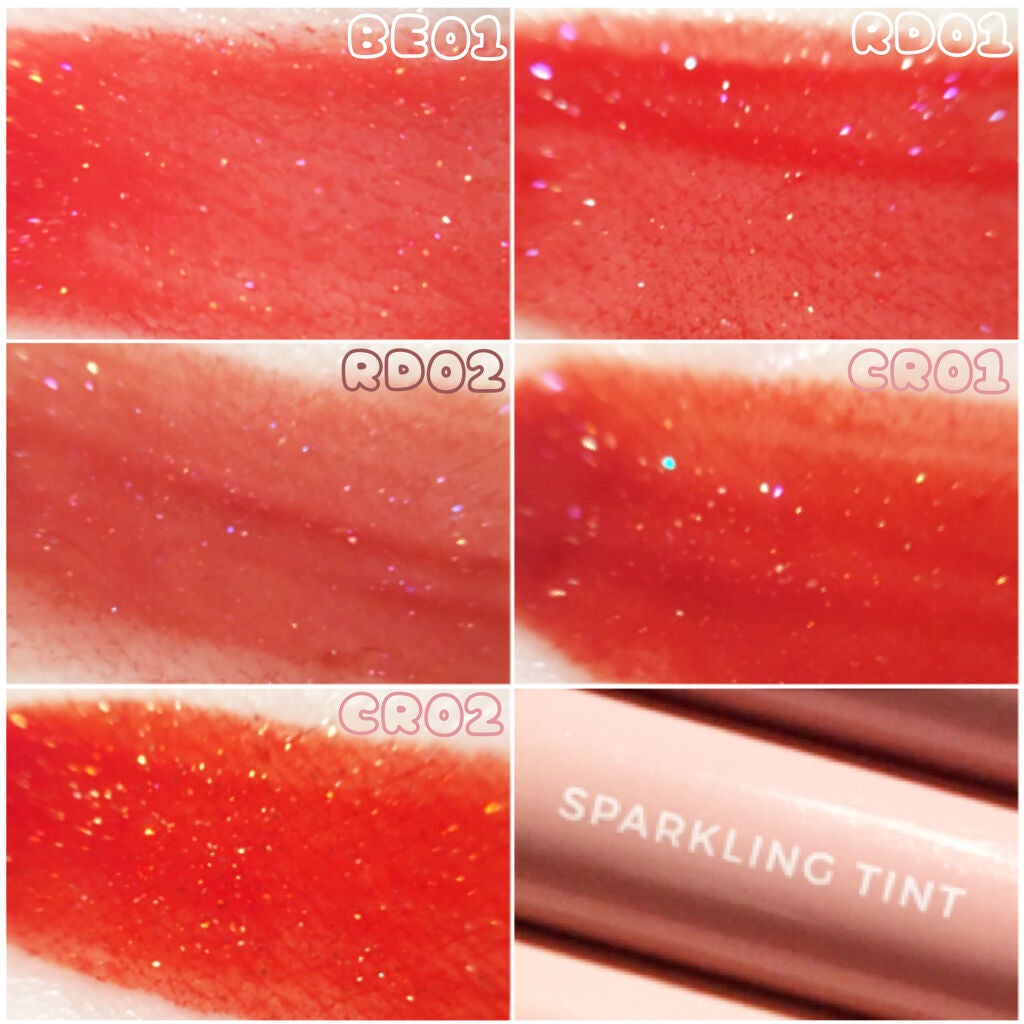 アピュー ジューシーパン スパークリングティント/A’pieu/口紅を使ったクチコミ(3枚目)