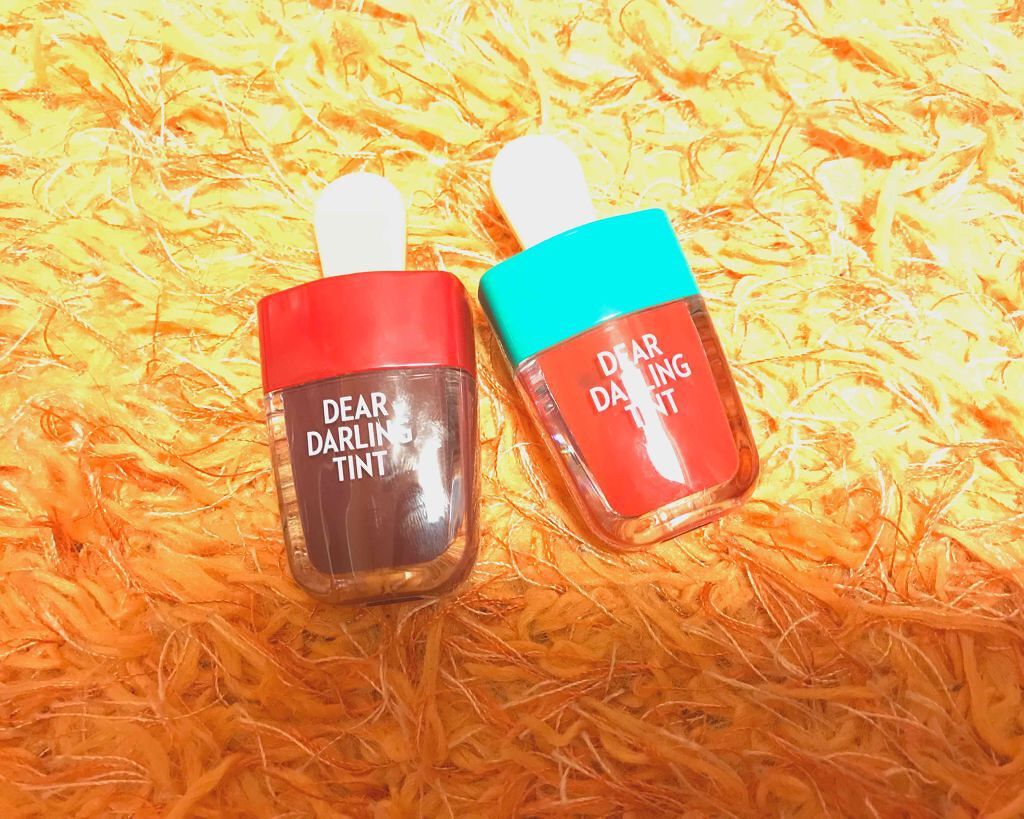 ディアダーリン ウォータージェルティント (アイスティント)/ETUDE/口紅を使ったクチコミ(2枚目)