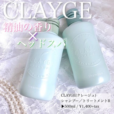 シャンプー／トリートメントR /CLAYGE/シャンプー・コンディショナーを使ったクチコミ（1枚目）