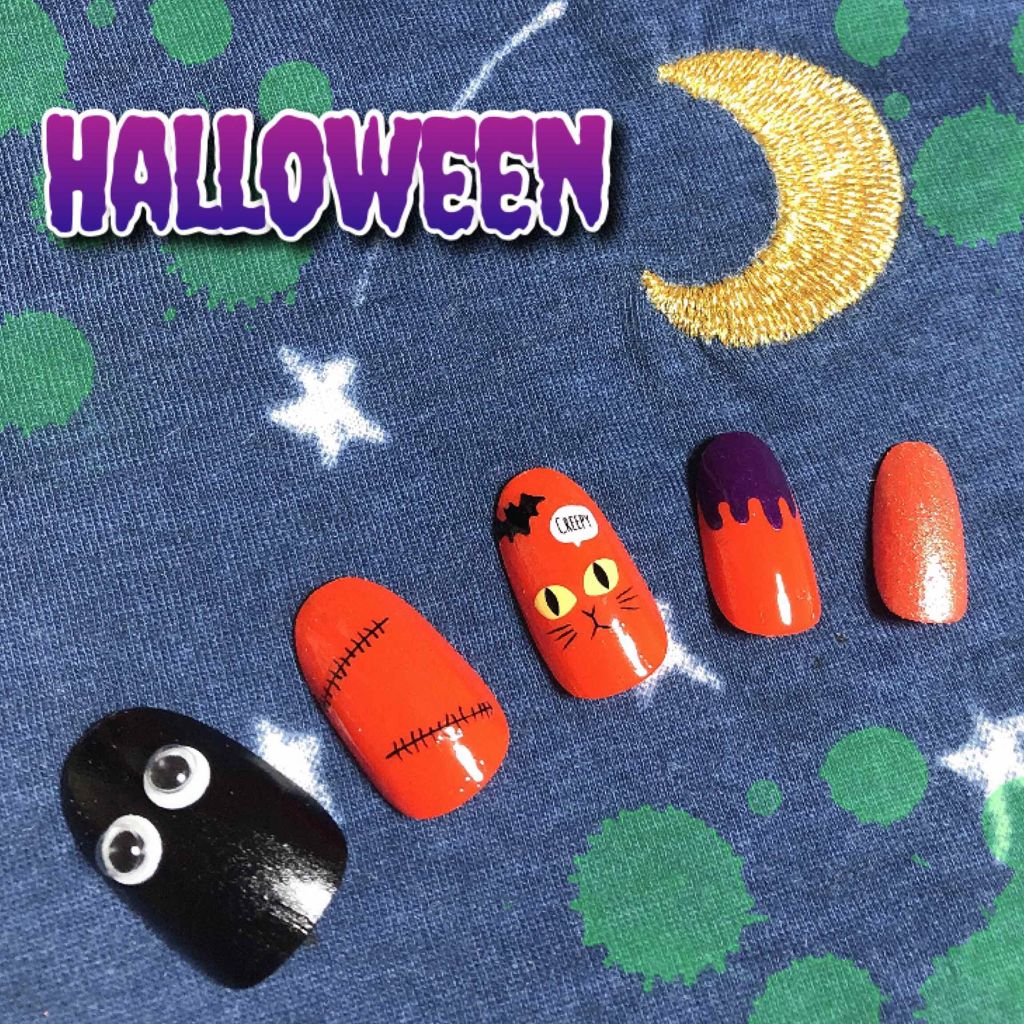 ネイルホリック Vivid color OR202/ネイルホリック/マニキュアを使ったクチコミ（1枚目）