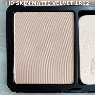 MAKE UP FOR EVER HDスキン マットベルベットコンパクトのクチコミ「MAKE UP FOR EVERの新作ファンデーション♡

▷HD SKIN MATTE VE.....」（2枚目）