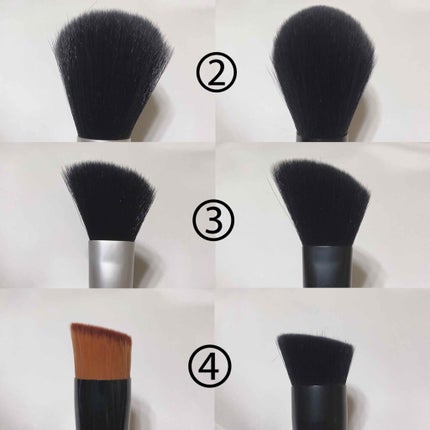 ごくふわブラシ/DAISO/メイクブラシを使ったクチコミ(3枚目)