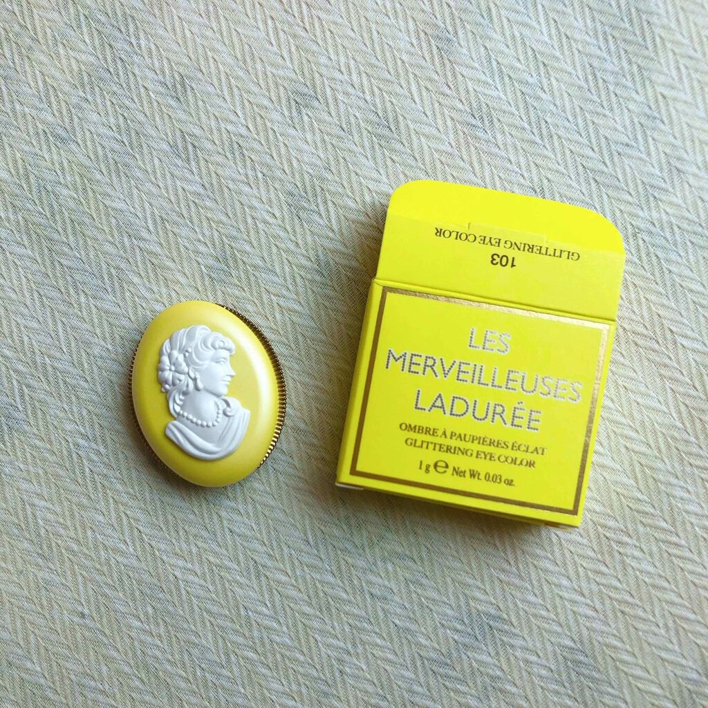 グリタリング アイカラー/レ・メルヴェイユーズ ラデュレ/単色アイシャドウを使ったクチコミ（2枚目）