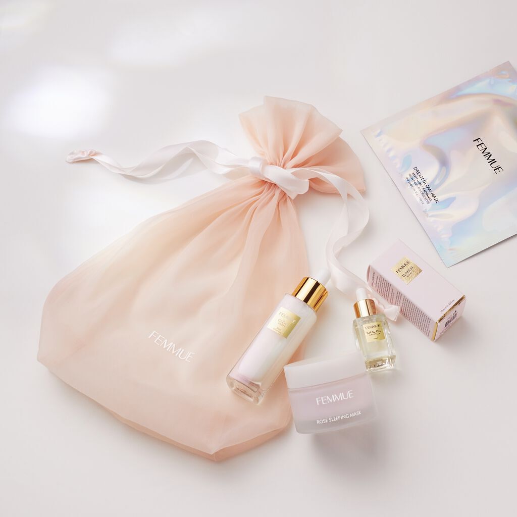 ドリームグロウマスク RR（透明感・キメ）/FEMMUE/シートマスク・パックを使ったクチコミ（1枚目）