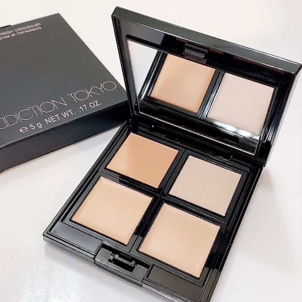 スキンリフレクト フレッシュ コンシーラー/ADDICTION/パレットコンシーラーを使ったクチコミ(4枚目)