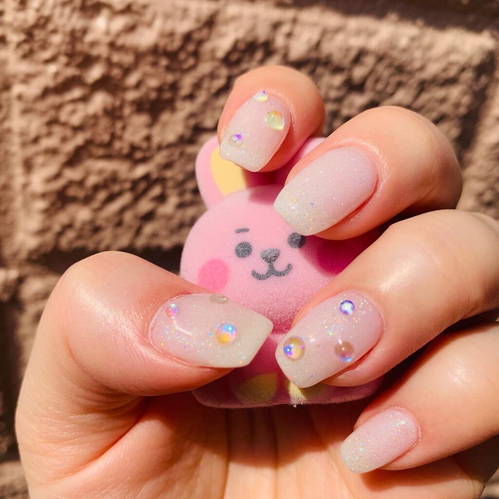 mihi on LIPS 「インスタで見つけたネイリストさんがとってもよかった🤍透け感があ..」(2枚目)